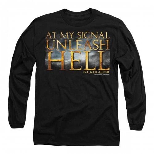 Gladiator Mens Unleash Hell Long-Sleeved T-Shirt