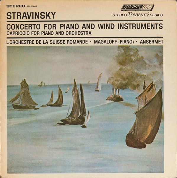 Виниловая пластинка ИГОРЬ СТРАВИНСКИЙ - L'ORCHESTRE DE LA - Концерт Для Фортепиано и Духовых STS15048 London Records 1971 США Классика Б/У