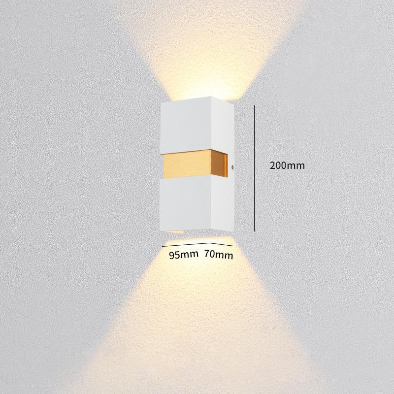 Наружное освещение светодиодный светильник для лестницы, входа, настенный светильник для сада, веранды, террасы, водонепроницаемый IP54, дверной светильник, настенное освещение