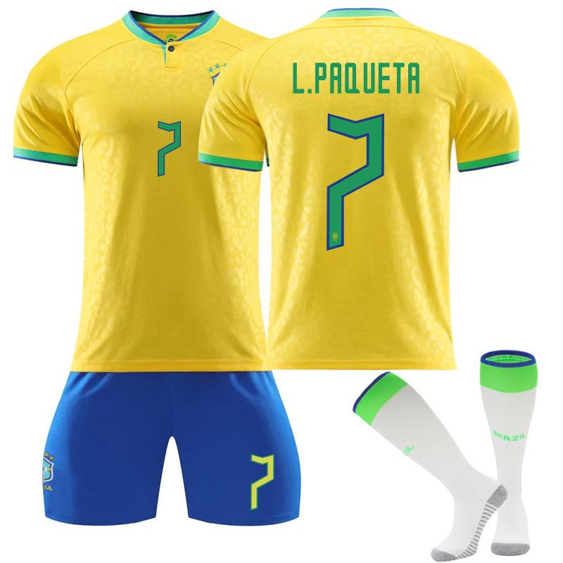 22/23 No.7 L.Paqueta Brazil Jersey