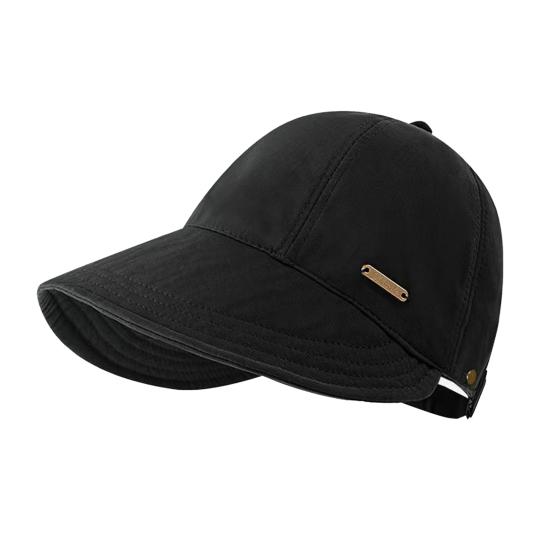 Солнцезащитные шляпы для женщин с широкими полями, защитой от ультрафиолета, козырек, летняя пляжная регулируемая кепка с конским хвостом, складная кепка для рыбалки, походов