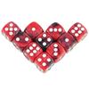 Premium Quality Pip D6 Dice Set for Table Board Gaming - 12mm Mixed Color, Pack of 10