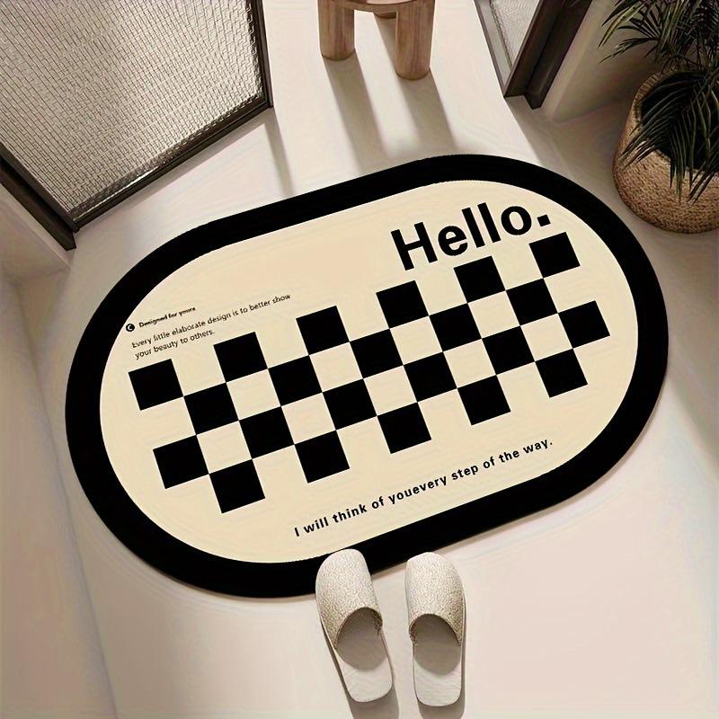 Luxury Diatom Mud Mat Household Washroom Door Moisture-wicking Non-slip Foot Mat Best Entry Door Rug Durable Durable