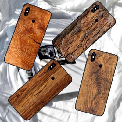 Чехол для телефона с рисунком текстуры дерева для Xiaomi Redmi Note 11 10 9T 8 7 Pro Redmi 9 9A 9C 8 7 6, мягкий черный чехол для телефона