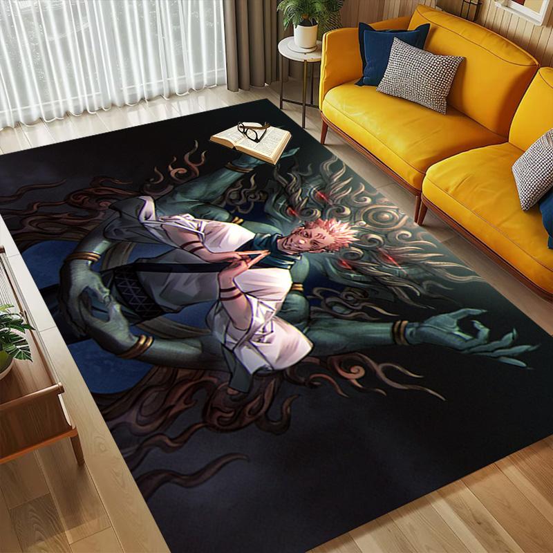 Demon Worship Living Room Nonslip Area Rug Soft Carpet For Bedroom Game Playroom Sofa Office Home Decor Doormat Christmas Gift C9302393