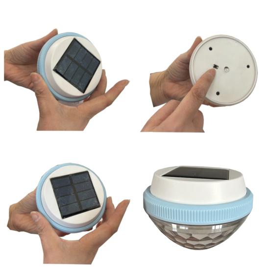 Солнечный светильник для бассейна, светодиодный плавающий светильник RGB, меняющий цвет, IP67, водонепроницаемый, окружающий