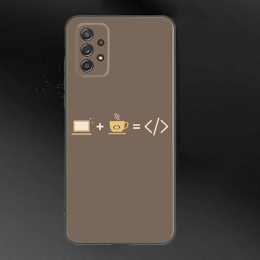 Чехол для телефона Java для Samsung Galaxy A 91,80,73,72,71,53,52,51,22,5G Ударопрочный Мягкий Черный Чехол