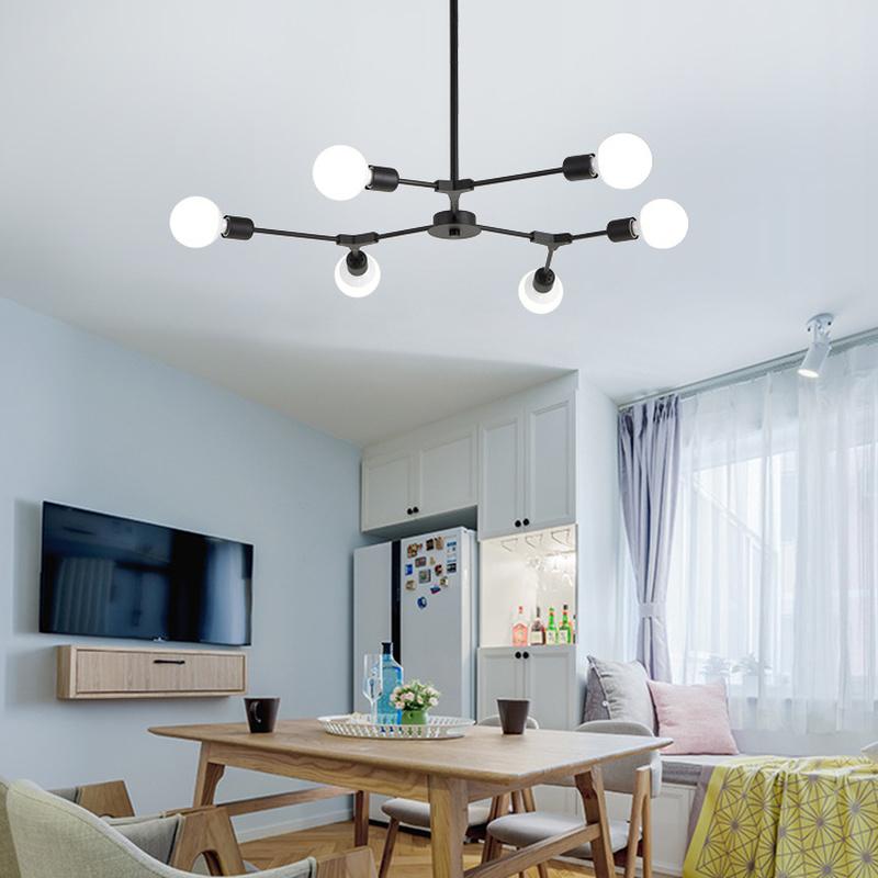 Nordic Modern Minimalist Living Room Dining Room Bedroom Chandelier Molecule Branch Home Ceiling Lamp