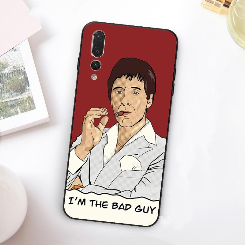 Scarface Tony Montana For Huawei Nova 11 10 9 SE Y70 Y60 Y90 Y61 Y91 Y73 Y72 12i 11i 8i P30 P40 Lite P60 Pro Case