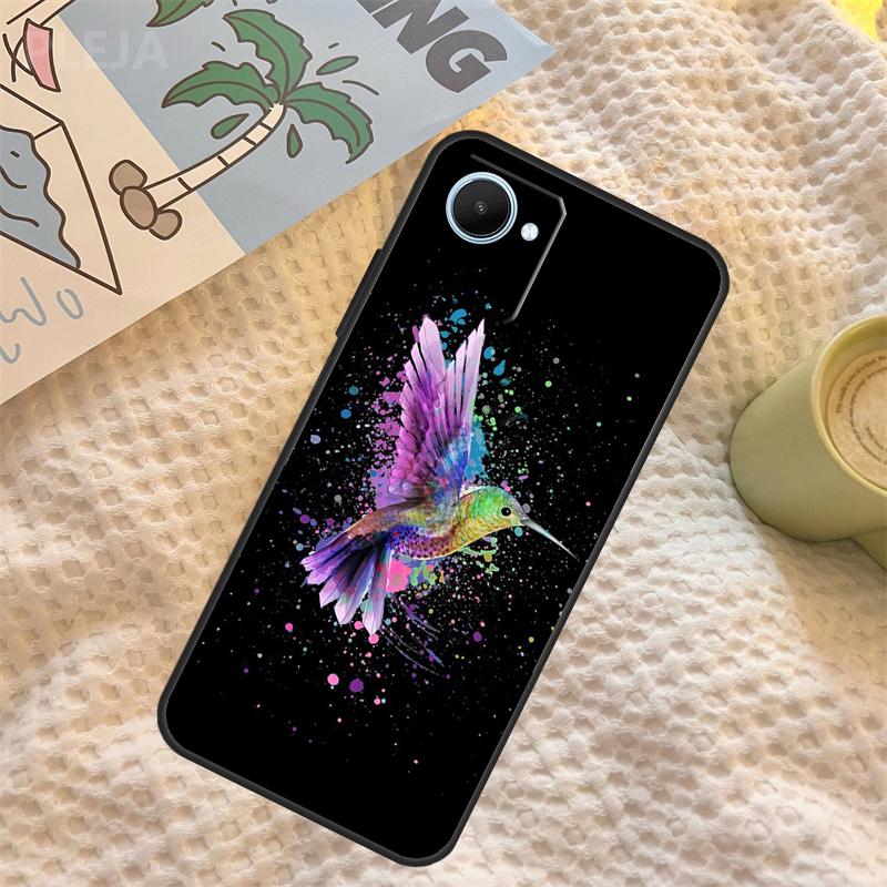 Hummingbird Case For Realme C55 C71 C67 C51 C75 C63 C61 C65 C53 C35 11 12 13 14 Pro Plus GT6 GT7 15 Pro