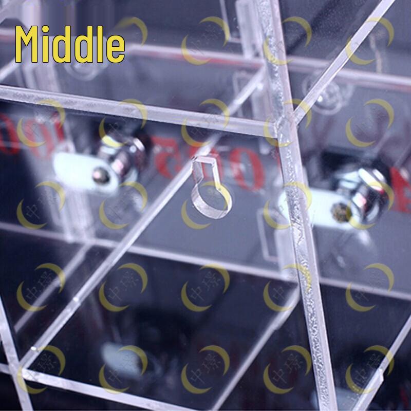 Transparent Acrylic 50-Door Mobile Phone & Item Storage Cabinet