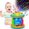 4 In 1 Musical Projector Ocean Rotating Tummy Time Learning Crawling Light Up Toys Infant Baby Toys for Toddlers 1 2 3 Year Old Boy Girl Kid