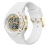 Authorized Distributor Ice Watch Watch 023266 Ice Digit Explorer Magical White Gold Small 40mm Digital [Ice-watch] Men's Women's
