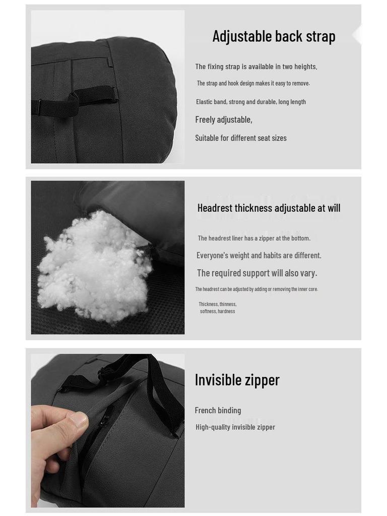 Compatible Neck Support Pillows for VW Tiguan L, Tayron, Magotan, Passat, Teramont X, and Maybach Car Seats.