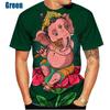 Hindu God Of Wisdom Ganesha 3D Print T-Shirts Men Women Fashion Short Sleeve T Shirt Oversized Harajuku Tees Tops Kids Clothing