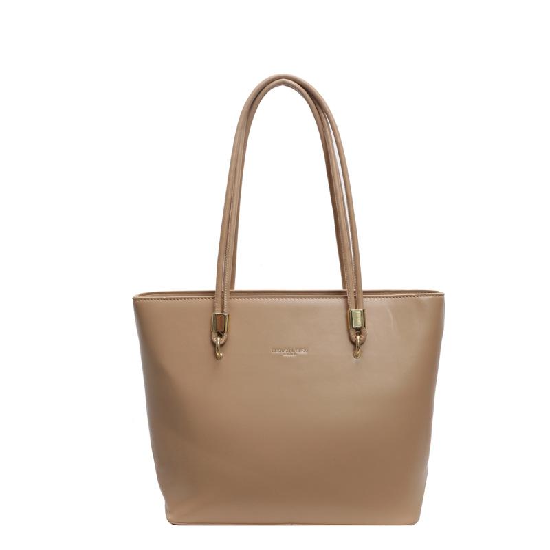 Большая сумка женская весенне-летняя новая модная простая сумка-тоут большой вместимости модная сумка через плечо для通勤