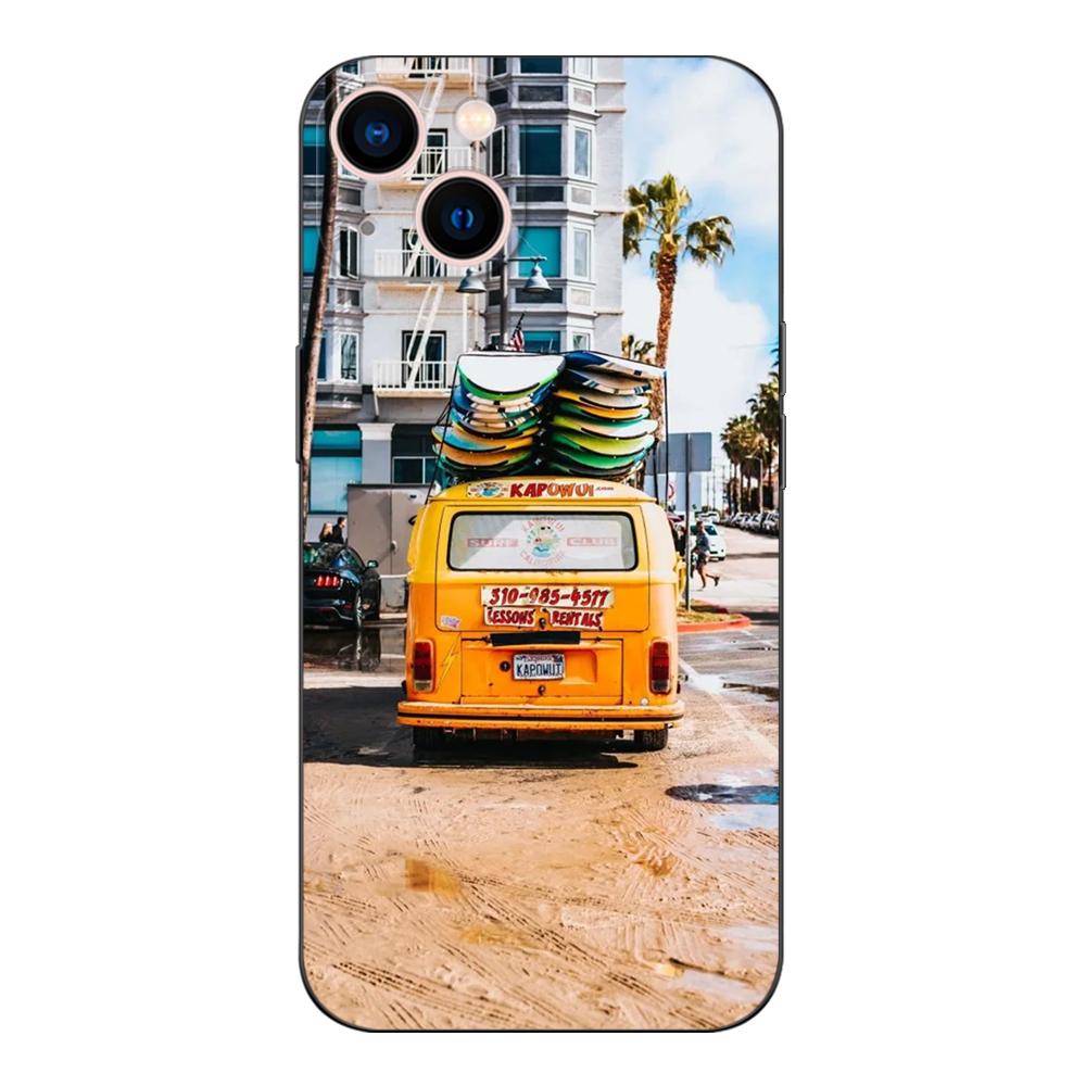 Черный ТПУ чехол для OPPO Reno 6 5 3 4 4Z 4F SE 5F 5Z PRO PLUS lite 6 6z 4G 5G Combi Van Surf