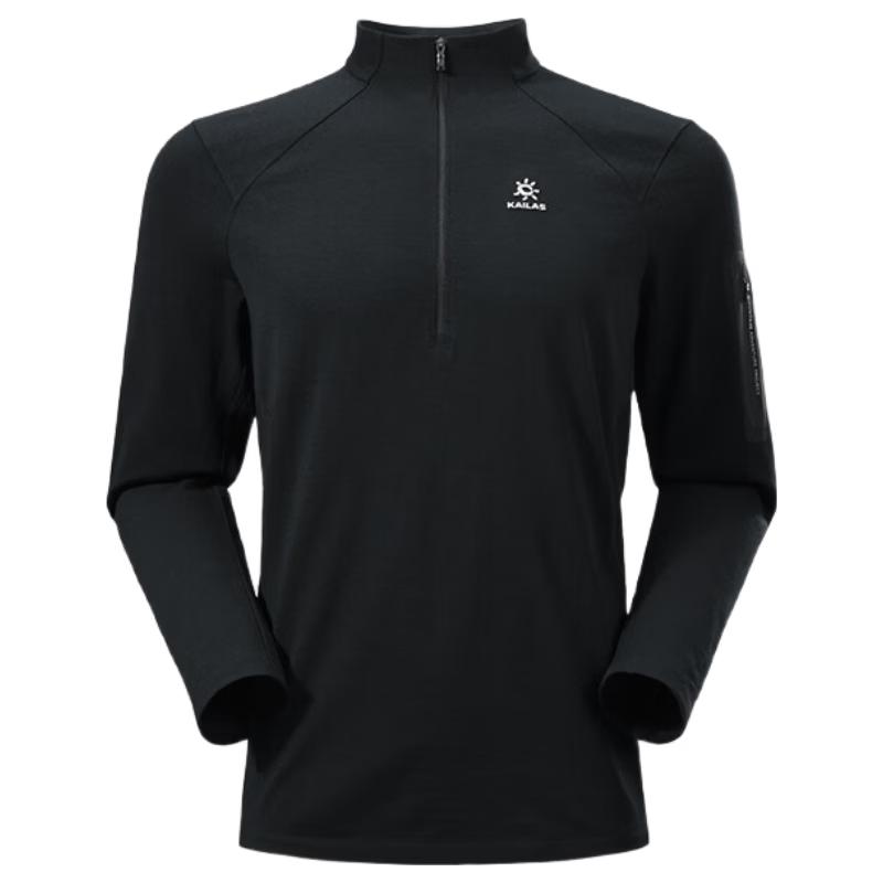 KAILAS XM2 Merino Blend Half-Zip Long Sleeve Tee