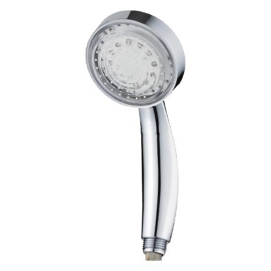 Светодиодная подсветка душевой головки Светодиодный светящийся меняющий цвет дождеватель Простая установка Высокоскоростной мотор для ванны