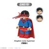 Superhero Series Night Owl Superman Building Blocks Mini Figure Toy Bag, Creative Educational Gift for Kids
