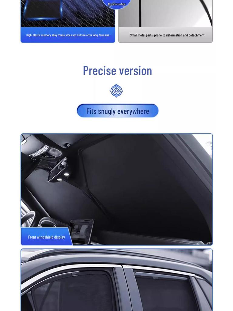 Магнитная сетчатая шторка от солнца для BAIC Jihu Kaola/S - Теплоизолирующая автомобильная шторка