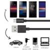 Lot 3 Cables 20cm USB-C Noir pour Sony Xperia L1-L2-L3-L4 Phonillico®
