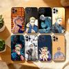 Чехол для телефона K-Kento N-Nanami из аниме для iPhone17,16,15,14,13,12Plus,Pro Max,XS,5G, черный, из мягкого силикона