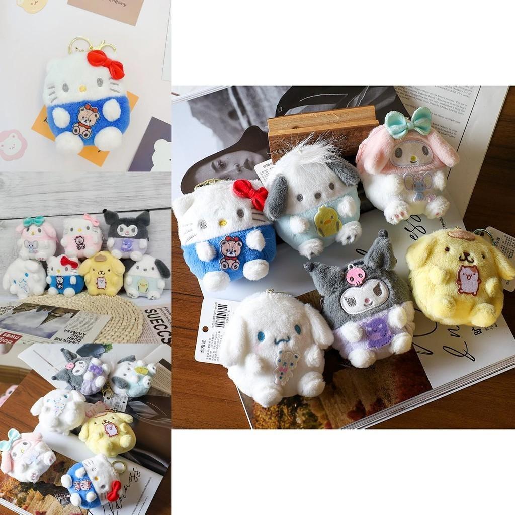 Милый плюшевый кошелек для монет в виде собачки Куруми Пача, держатель для наушников, брелок, кулон для куклы