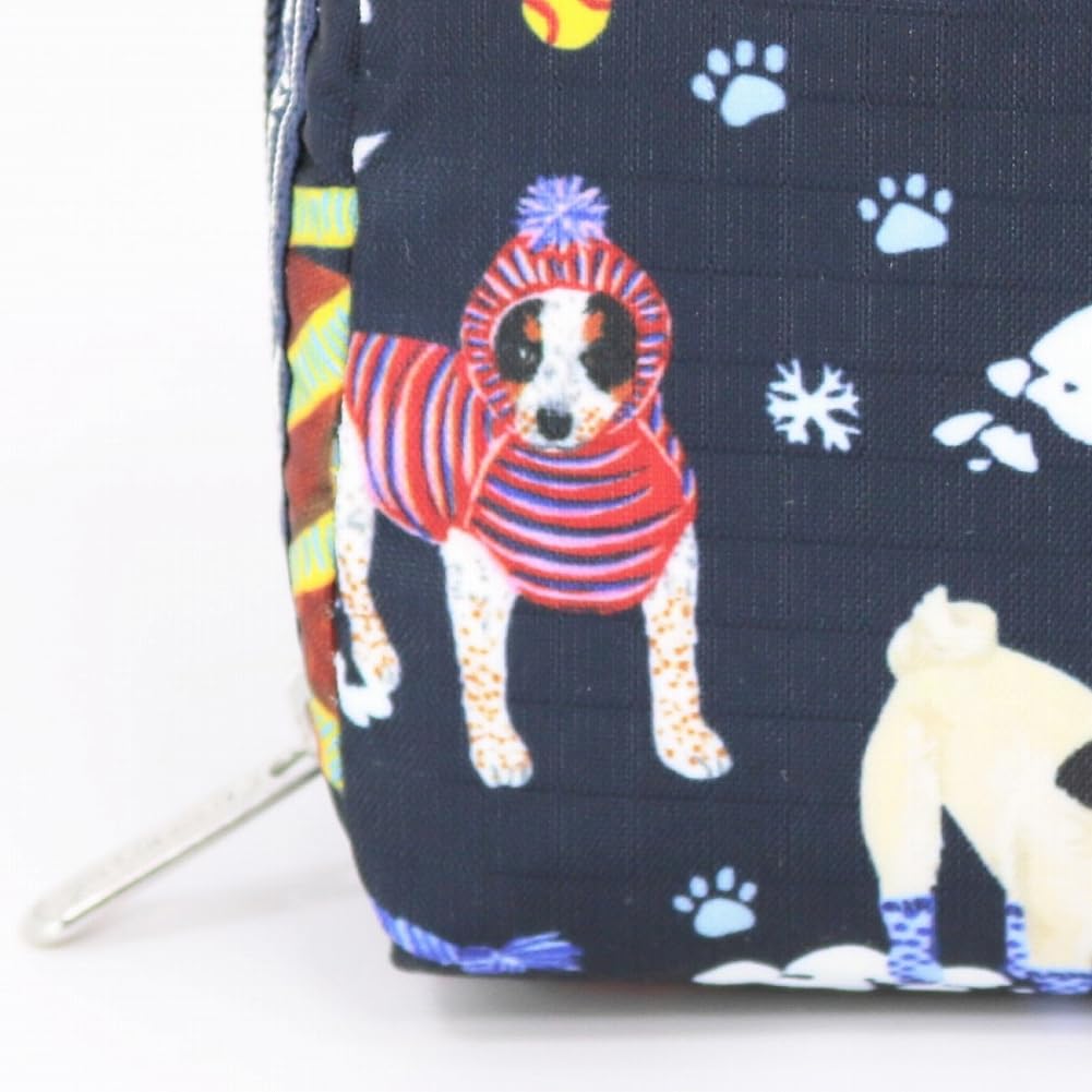 Мешочек 6701 SQUARE COSMETIC HA76 SNOWY PUPS [LeSportsac] [item]