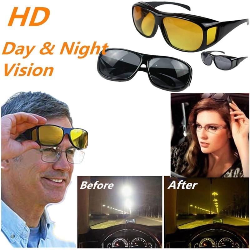 High-definition Yellow Polarized Sunglasses Night Vision Goggles, Suitable for Car Driving and Outdoor Riding
