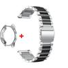 Ремешок+Чехол для Samsung Galaxy Watch 6 5 4 44мм 40мм Classic 46мм 42мм Браслет из нержавеющей стали Ремешок для Galaxy Watch 3 5 Pro 41 45мм