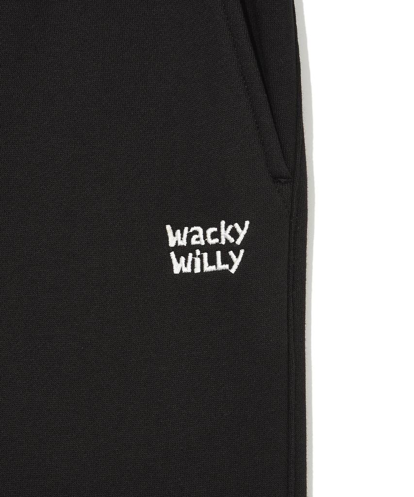 WACKY WILLY [25Fw] Brushed Sweatpants Black