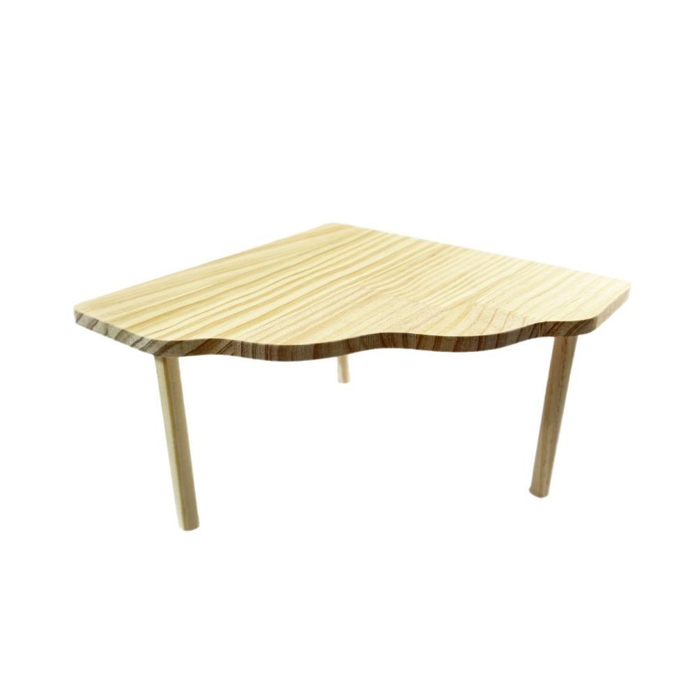 Wooden Hamster Platform Jumping Board Mini Wood Table Rat Toy Hamster Climbing Toy For Chinchilla