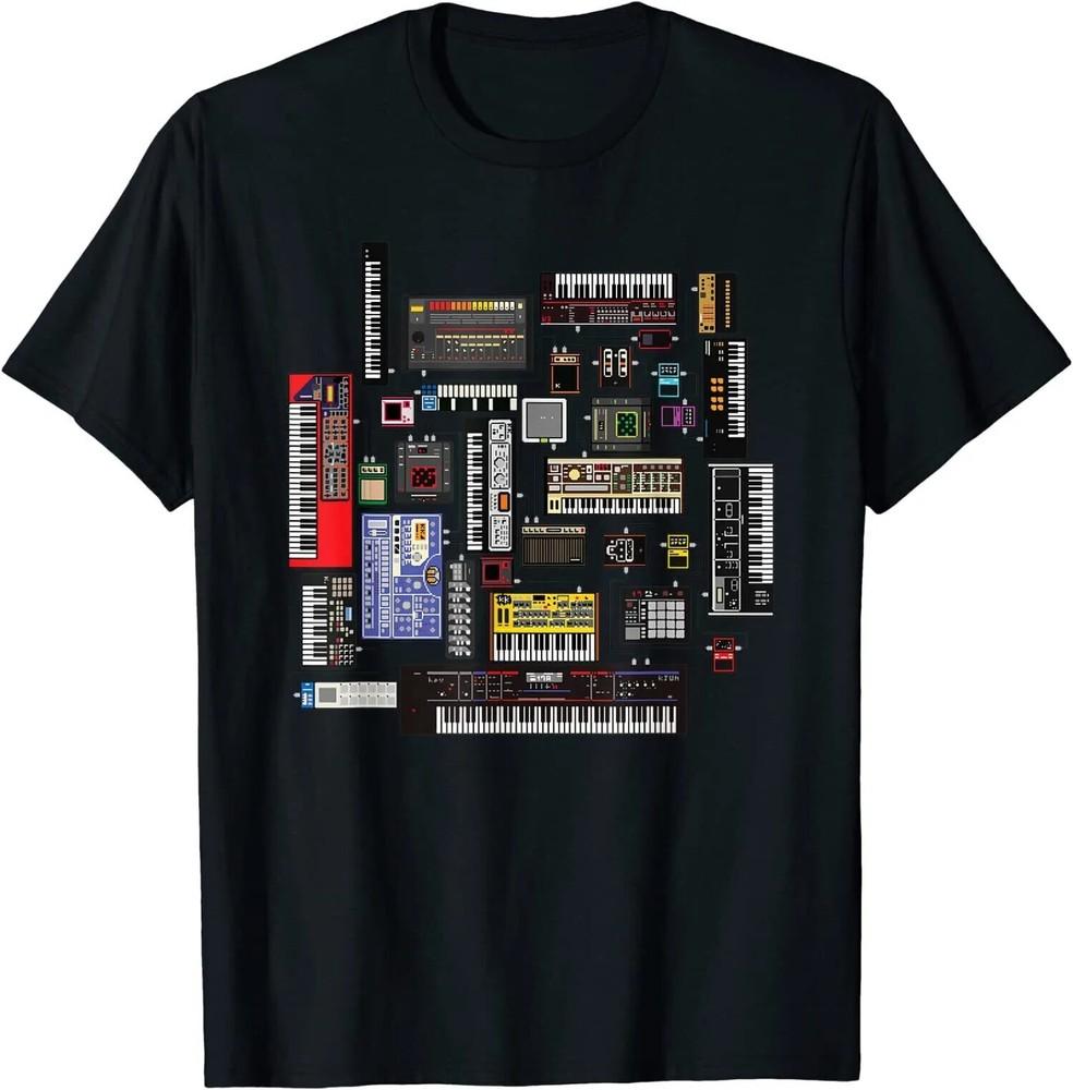 HOT SALE! Analog Modular Synthesizer Music Producer Keyboard S3X T-Shirt S-5XL Unisex T-Shirt