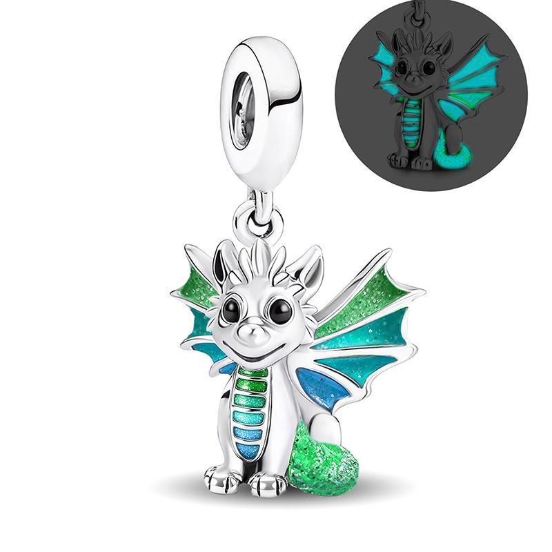Медь Мечтательный Прекрасный Летающий Дракон Эльф Серия Шармы Бусины Подходят для Оригинального Браслета Пан Высокое Качество DIY Ювелирные Изделия