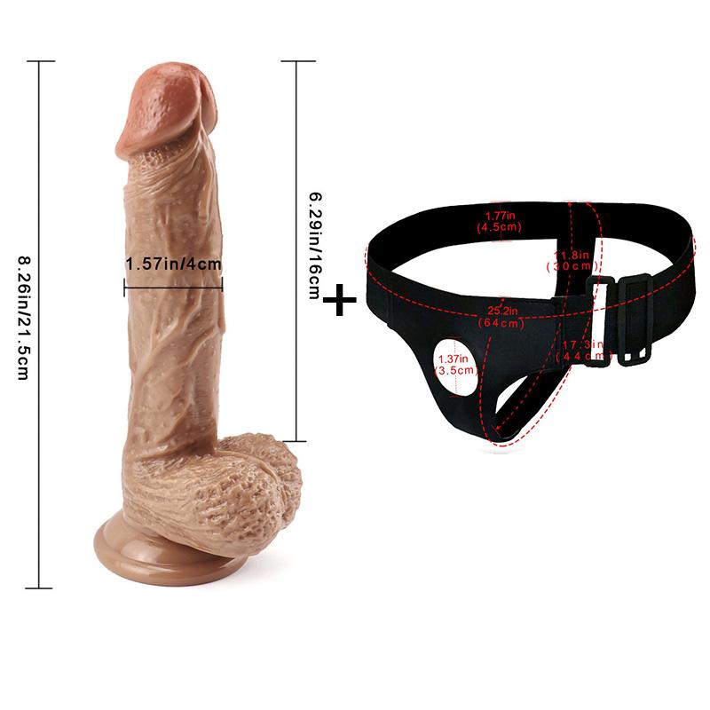 RUNYU Ремешок на реалистичный фаллоимитатор, штаны для женщин, лесбиянок, мужчин, пары, страпон, трусики-дилдо, анальная пробка, секс-игрушки для геев и взрослых