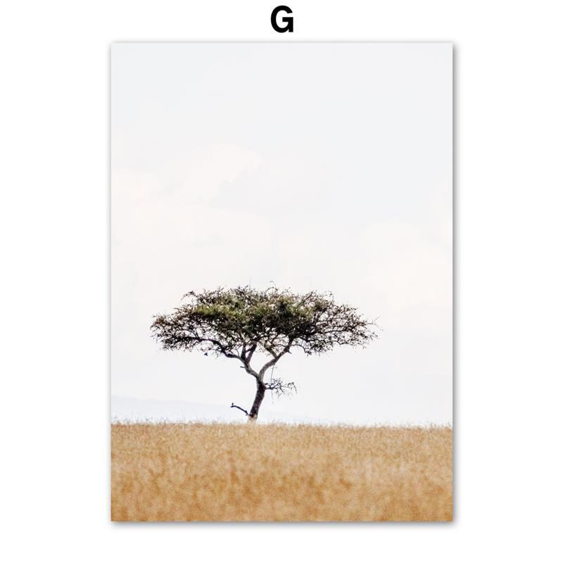 Осеннее растение Бежевый перо пейзаж холст постер картина Настенная печать картина Искусство Кафе Бар Гостиная Спальня украшение