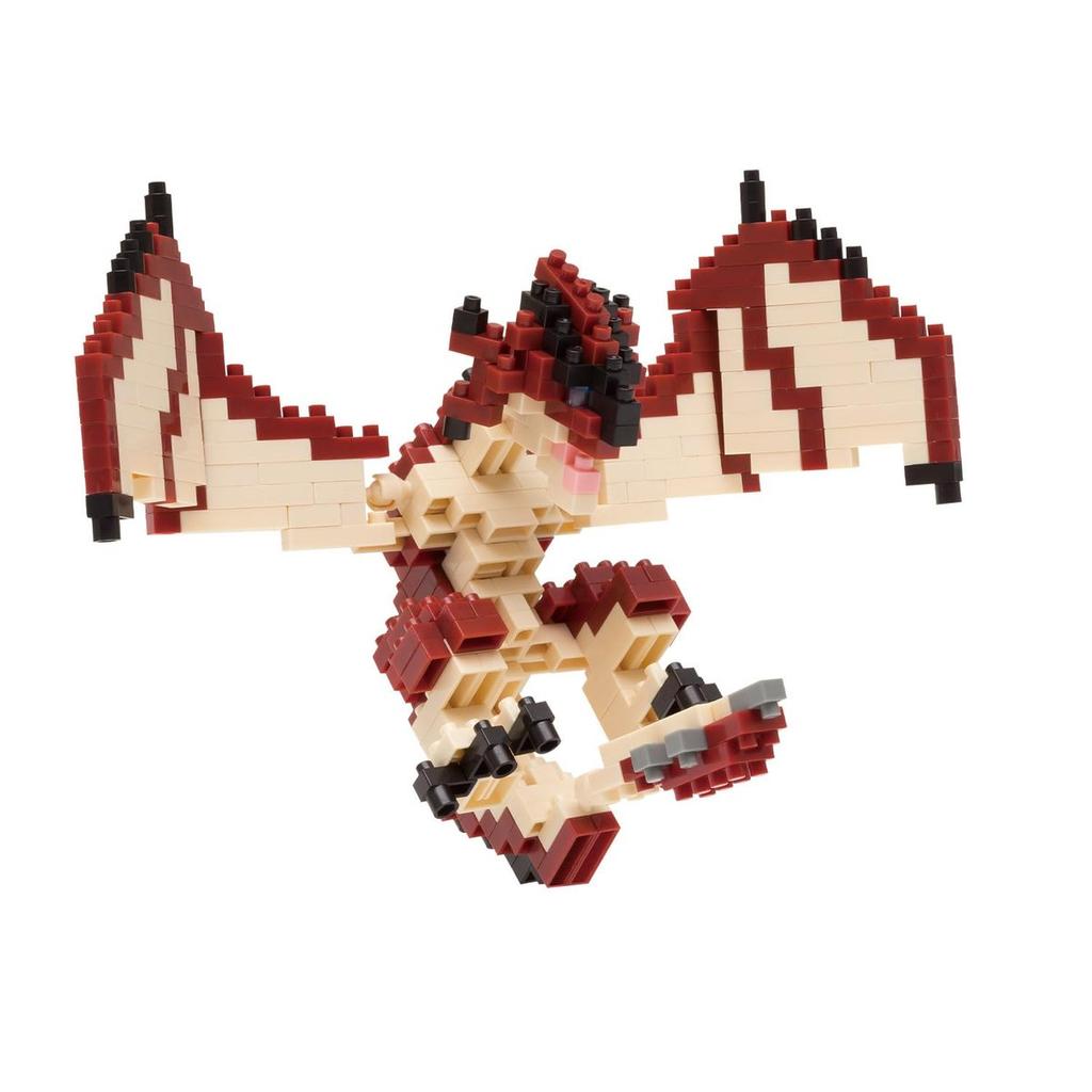 KAWADA Nanoblock Monster Hunter Rathalos NBM-007R Building Blocks Toy Figure Set