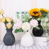 Пластиковая ваза для цветов, минималистичный современный держатель для цветочных растений, контейнер для домашнего офиса, гостиной, стола, центральный элемент, декоративная ваза, орнамент