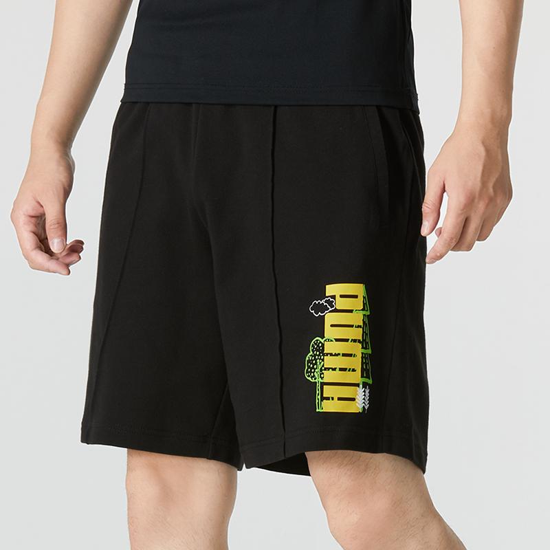 Puma Повседневные шорты мужские черные средние 538777-01