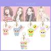Акриловый брелок с мультяшным персонажем Blackpink, кольцо для ключей, украшение для рюкзака, высота 5 см