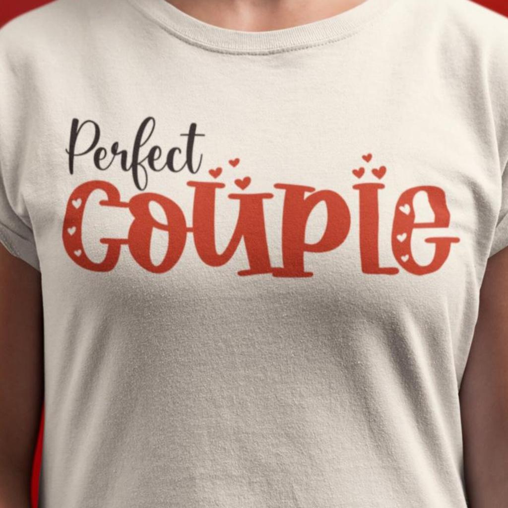 Perfect Couple Valentine Shirt | Valentine's Day Couple Tee | Matching Love Shirt | Romantic Valentine Gift for Him Her