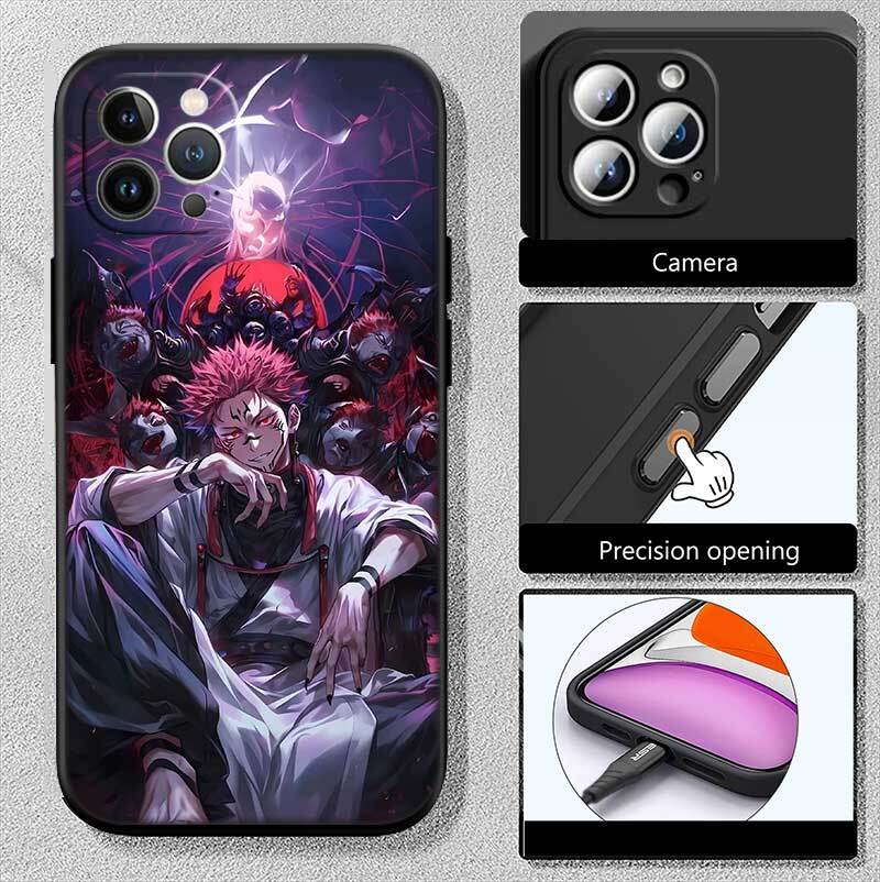 Чехол для телефона Аниме Годжо Jujutsu Kaisen для Redmi Note 12 12S 12C 13 13C 13R 14 14S 14R 14C 11A 13X A3 A3X A4 A5 Pro Max Plus
