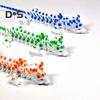 3D-печатный дракон Сакура 10,8 дюймов, шарнирный дракон с подвижными суставами, вращающийся хвост вишневого цвета, гибкая игрушка-фиджет для декора стола