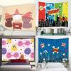 Creative Cartoon Pattern Tapestry Home Wall Decoration Tapestry Office Living Room Tapestry