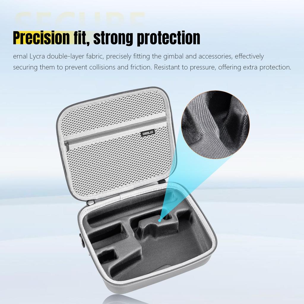 Coyktonty Osmo Mobile 7 Mobile 7 Storage Waterproof Carry Case for DJI OM 7 Waterproof Portable Storage Shoulder Bag Travel Case for DJI OM 7 Gimbal