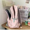 New Cute Doodle Street Boys Girls Backpack College Bag Outdoor Casual Fashion Sports  Rucksack Men Women