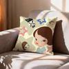 Japan Art YYoshitomo NNara   Pillow Case Pattern Printed Pillowcase For Living Room Sofa Cushion Cover