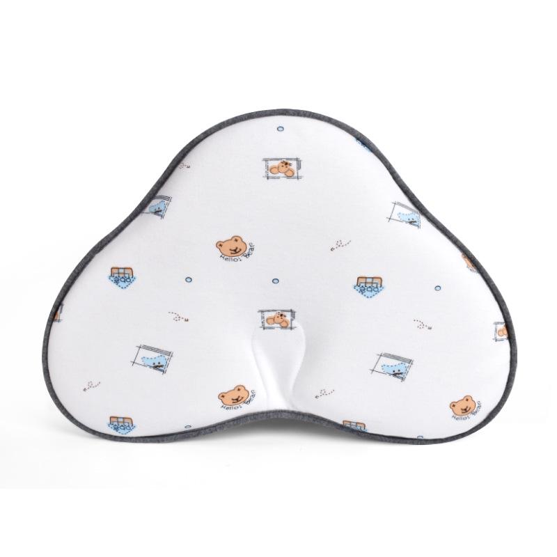 Infant Anti-Flat Head Shaping Pillow, Washable Silicone for 0-2 Years
