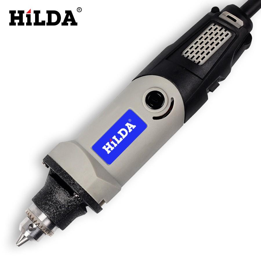 Hilda 400 Вт Электрическая дрель Dremel Шлифмашинка Гравировальная ручка Высокомощные вращающиеся инструменты Ручной шлифовальный станок Для фрезерования Гравировки Резьбы электроинструменты